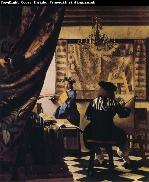 Jan Vermeer Allegory of Painting